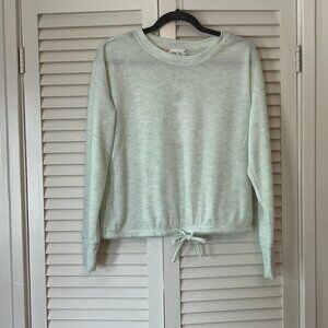 NWT Pink Rose lightweight sweater mint green medium juniors